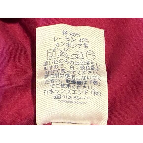 Lands’ End Long Sleeved Top Floral Blouse Size L - Picture 9 of 10